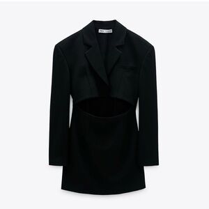 Zara Black Blazer Dress